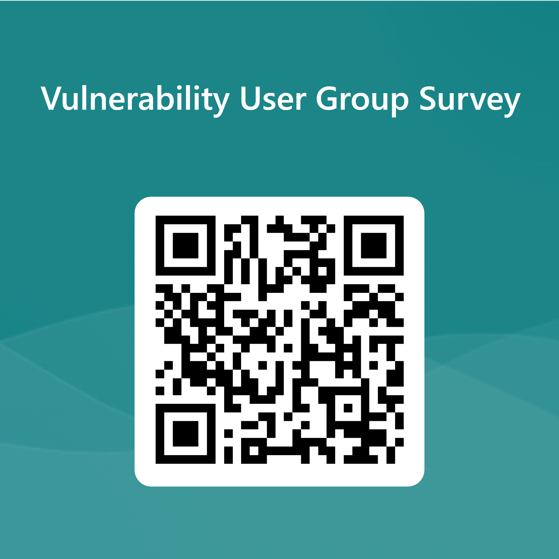 thumbnail_QRCode for Vulnerability User Group Survey (3)